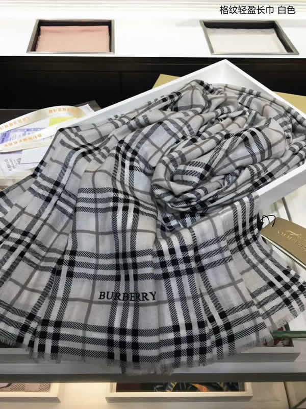 Women Scarves Autumn Winter New Female Wool Scarf Fake Burberry Scarves 08